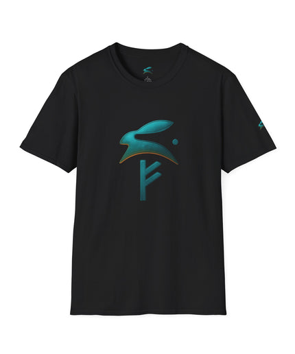 Glückliches T-Shirt Grozavu | FEHU Rune Energie Tee