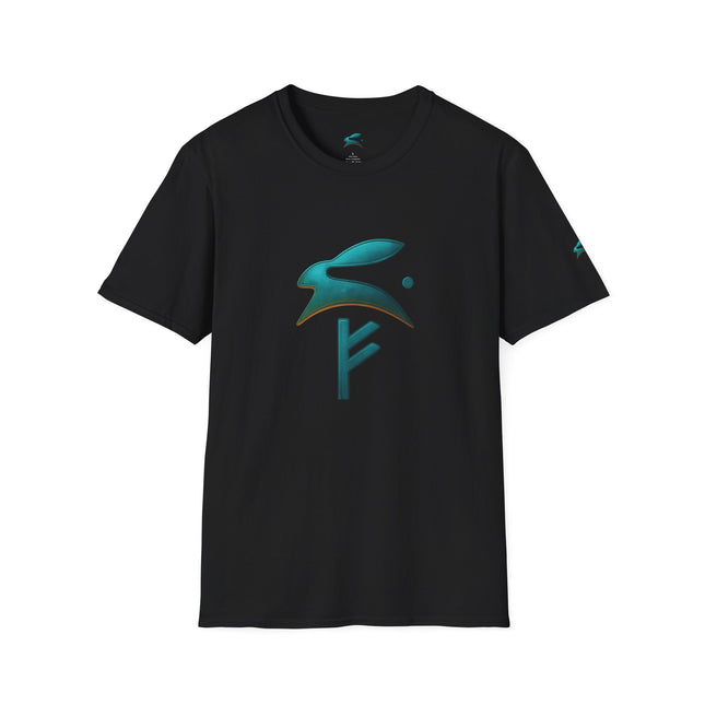 Glückliches T-Shirt Grozavu | FEHU Rune Energie Tee