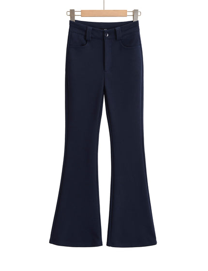 High Elastic Micro Flare Casual Pants
