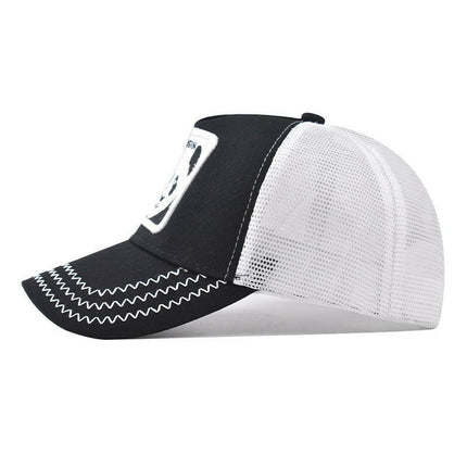 Grozavu's Panda Embroidered Mesh Baseball Cap: Thickened and Personalized at €22.99