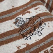 Vintage Twisted Knit Oversized Pullover Winter Sweater