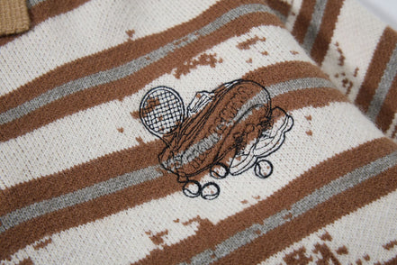 Vintage Twisted Knit Oversized Pullover Winter Sweater