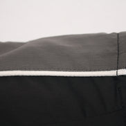 Camisa de Manga Larga con Cuello en V Deportiva Impermeable Negra Blanca