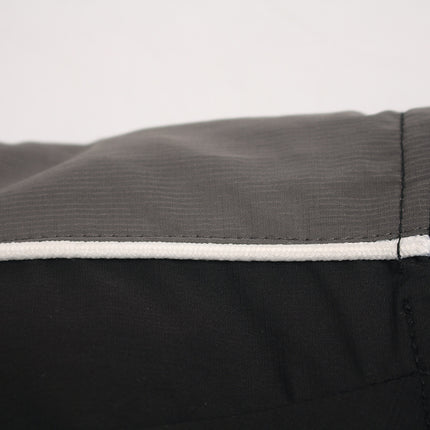 Waterproof Sports V-Neck Long Sleeve Shirt Black White