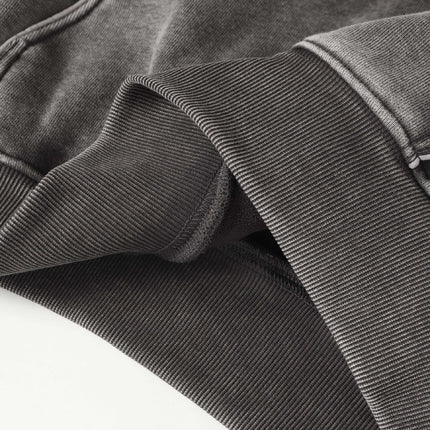 Tape Patchwork Hoodie - Loose Fit