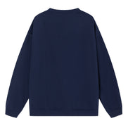 Christmas Reindeer Print Medium-Length Hoodie