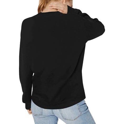 Maglione Grafico Nero – Grozavu Dual Bunny Edition
