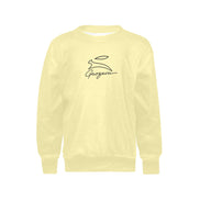 Pull en coton pour filles – Grozavu Bunny Jaune