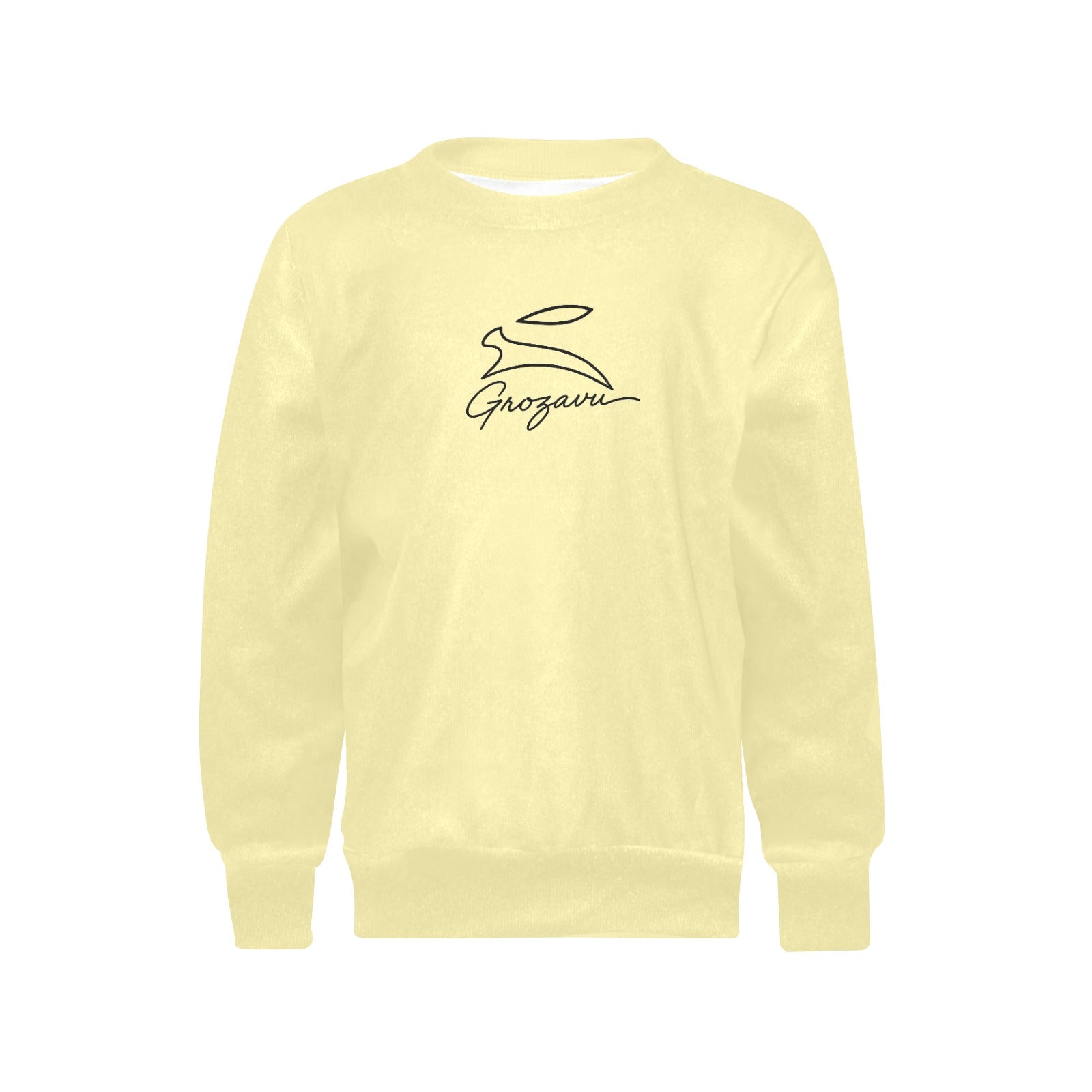 Pull en coton pour filles – Grozavu Bunny Jaune