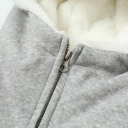 Street Fashion Zipper Hooded Sweatshirt for Men