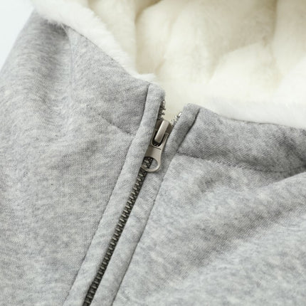 Street Fashion Zipper Hooded Sweatshirt for Men