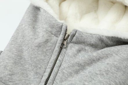 Street Fashion Zipper Hooded Sweatshirt for Men