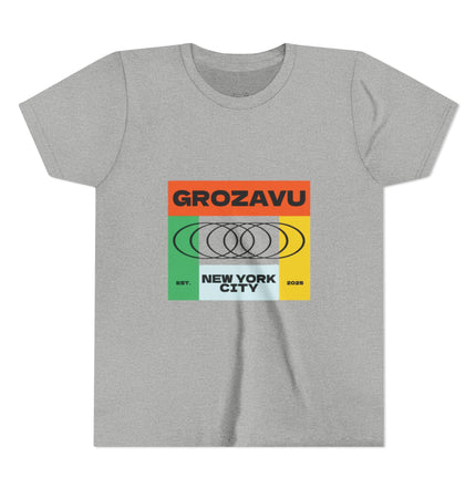 Grave New York City Youth Tee - Fun Retro Graphic Short Sleeve Shirt