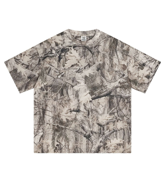 Camouflage Drop-Shoulder T-Shirt – Loose Fit