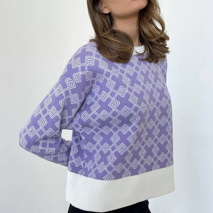 Soft ONeck Knit Sweater – Loose Fit