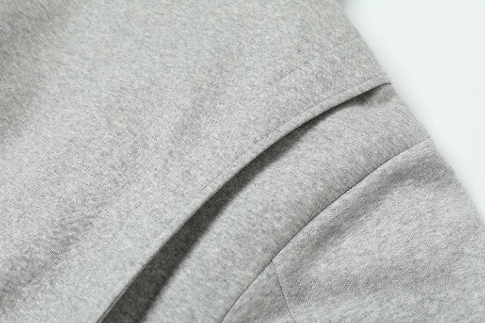 Street Fashion Zipper Hooded Sweatshirt for Men