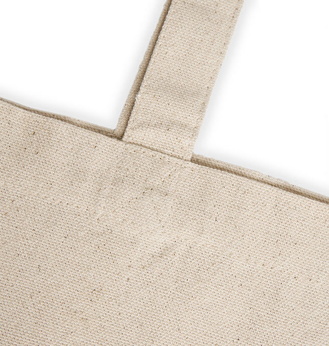 Eco-Friendly Canvas Shopping Tote with Artistic Design - GROZAVU