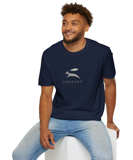 Grozavu | Herren Minimalistisches Soft T-Shirt