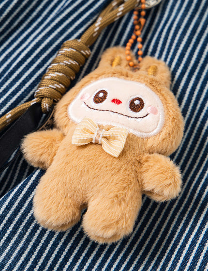 Retro Fun Cartoon Embroidery Washed Stripe Denim Pants Unisex Loose Casual Straight Street Long Trousers