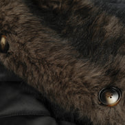 Cotton collar jacket with cotton jacket