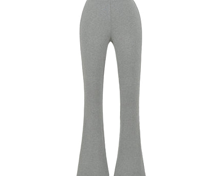 Slim fit low waist slightly flared pants