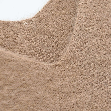 Loose Knit VNeck Top