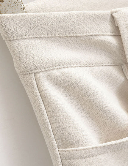 High Elastic Micro Flare Casual Pants