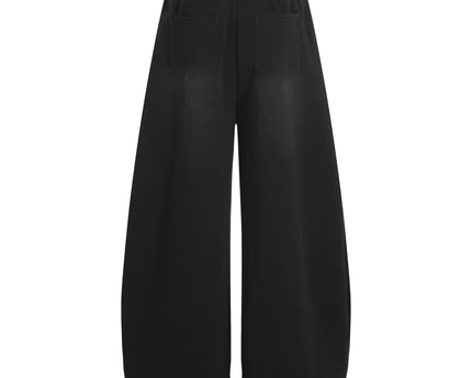 Retro Stilvolle Buchstaben Druck Dekonstruierte Lockere Weite Herren Messerhosen