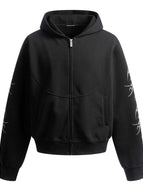 Schwarz-Hoodie