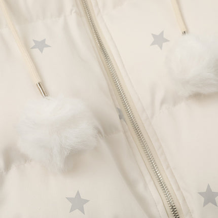 Katzenmotiv Kapuzenjacke - Lockere Passform