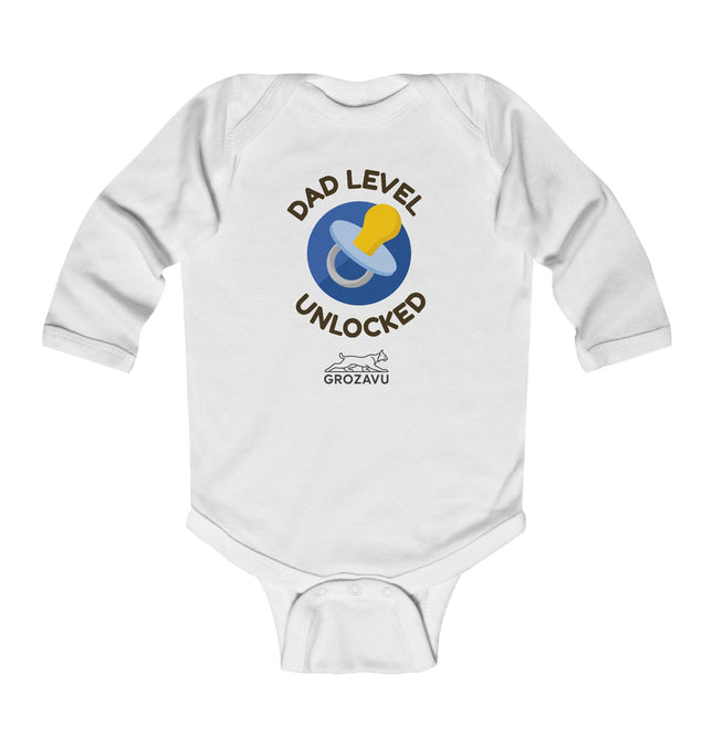 Dad Level Unlocked Infant Bodysuit - Perfect Gift for New Dads