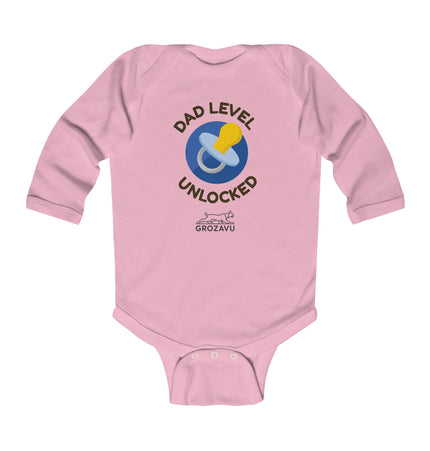 Dad Level Unlocked Infant Bodysuit - Perfect Gift for New Dads