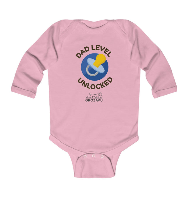 Dad Level Unlocked Infant Bodysuit - Perfect Gift for New Dads