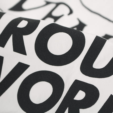 Waterproof Sports V-Neck Long Sleeve Shirt Black White