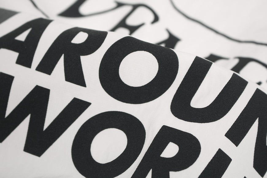 Maglietta Sportiva Impermeabile a V Maniche Lunghe Nera Bianca