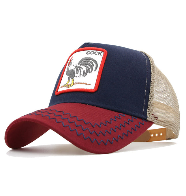 Embroidered Animal Baseball Cap - Summer Streetwear Snapback at €29.00