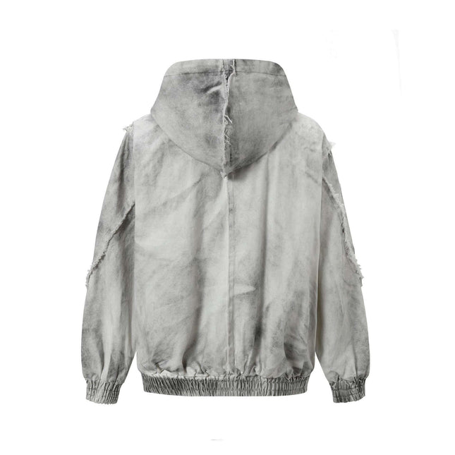 Spray Paint Spliced Jacket – Casual Fit