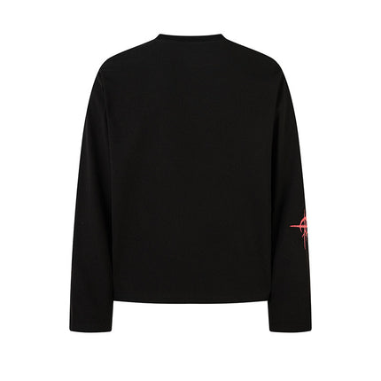 Maglia Base in Maglia Waffle Larga – Stile Casual