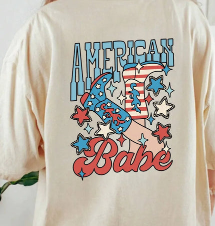 Camiseta gráfica con letra