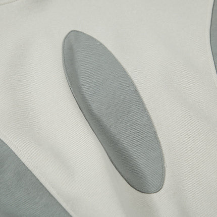 Veste à capuche colorée à blocs – Coupe ample unisexe