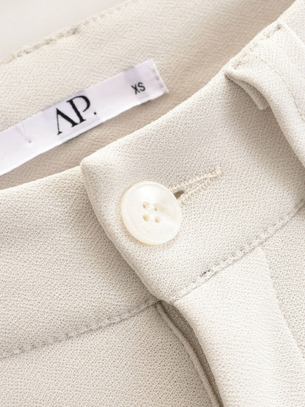 High Elastic Micro Flare Casual Pants