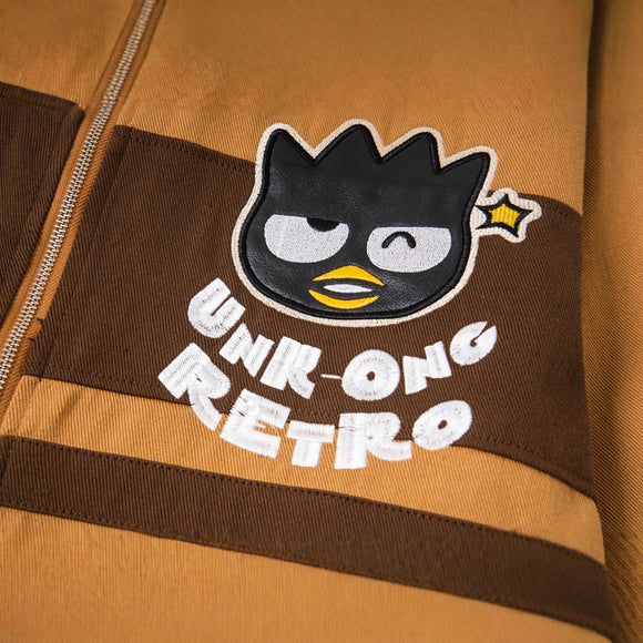 Retro Muted Street Style Fun Cartoon Embroidered Jacket Outerwear Unisex Casual Top Trendy