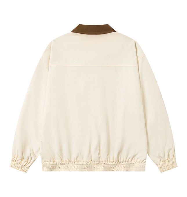 Chinoiserie Cat Patch Jacket– Loose Fit