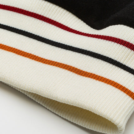 Chaqueta de béisbol de color bloque divertida – Corte holgado