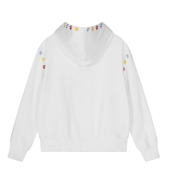 Cartoon Print Hooded Sweatshirt Sense styling detail - Premium Streetwear