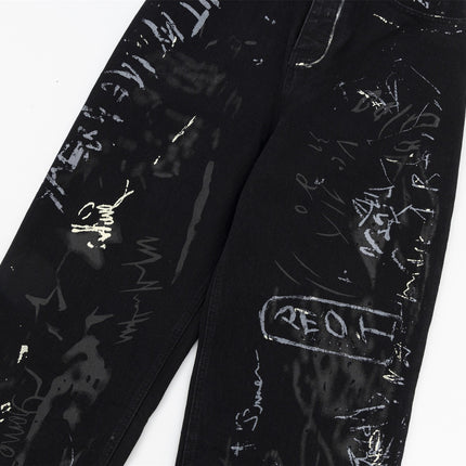 Chic Streetwear: Casual Printed High-Waist Jeans at €49.00