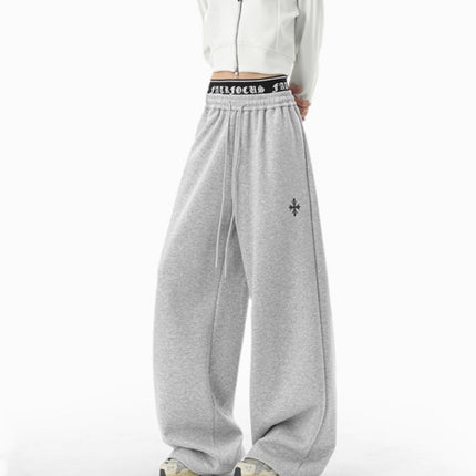 Cleanfit Zwei-Wege Bund Freizeitweite Beinhosen