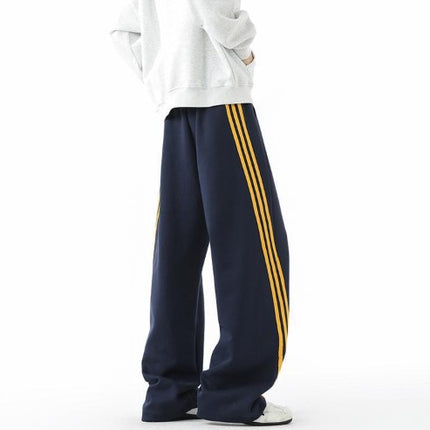 Pantalons à trois bandes lourds - Coupe ample