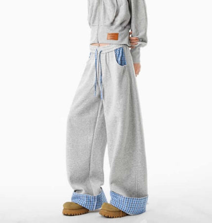 Lässige Weite-Hosen aus Sweatstoff