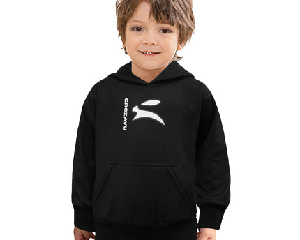 Felpa Nera per Ragazzi – Grozavu Bold Edition